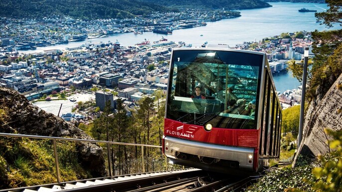 Bergen Day Tour - Feat: Mostraumen Fjord Cruise, Bergen City Sightseeing & Fløien Funicular