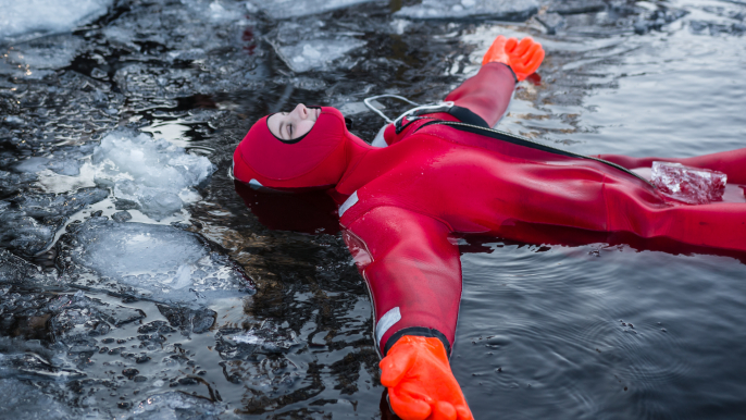 Arctic Ice Floating -  Day floating