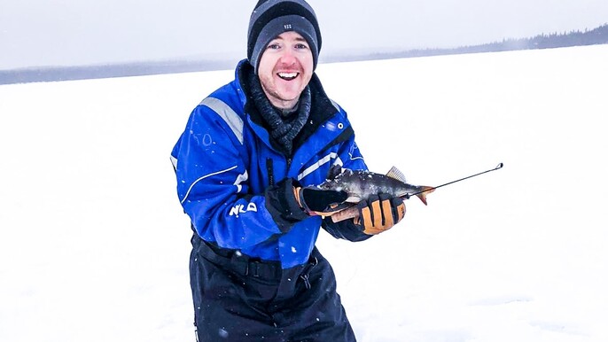 Full Day Snowmobile Driving with Ice Fishing