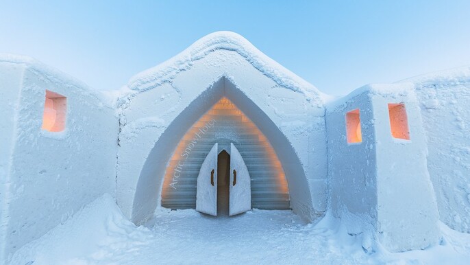 Visit to Snow Hotel & Ice Restaurant