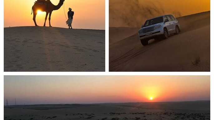 Qatar Sunset Desert Safari: Dune Bashing & Golden Sands Adventure