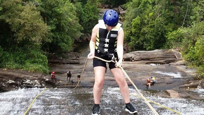 Waterfall Abseiling in Kitulgala