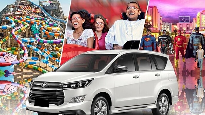 Private Transfer from Dubai Hotels to Ferrari World/Warner Bros