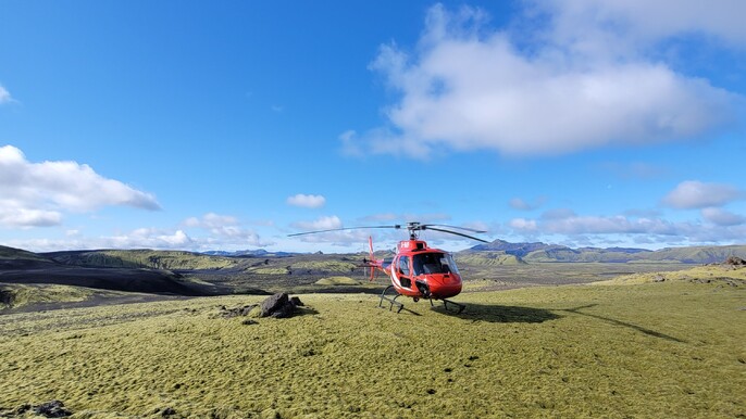 Laki Craters & Surroundings Helicopter Tour from Skaftafell – Highlands, Volcanoes & Glaciers