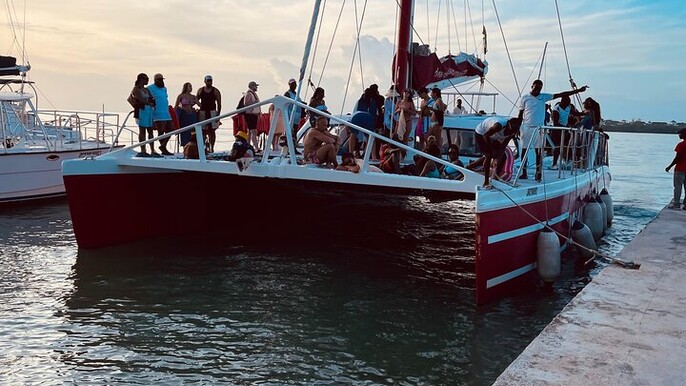 Catamaran Party Cruise and Snorkeling in Montego Bay