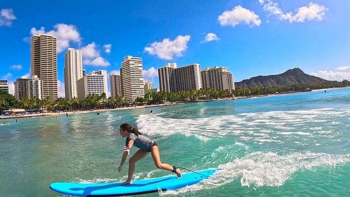 Beginner Surfing Lessons In Waikiki