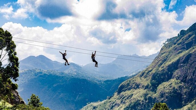 Zip Lining Experience in Ella