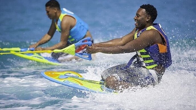 Private Knee Boarding in Trincomalee Beach Sri Lanka