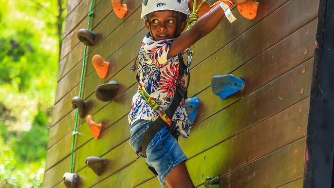 30 Minutes Guided Wall Climbing Activity in Ella