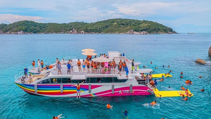 Lazy Similan Snorkeling by Speed Catamaran from Phuket