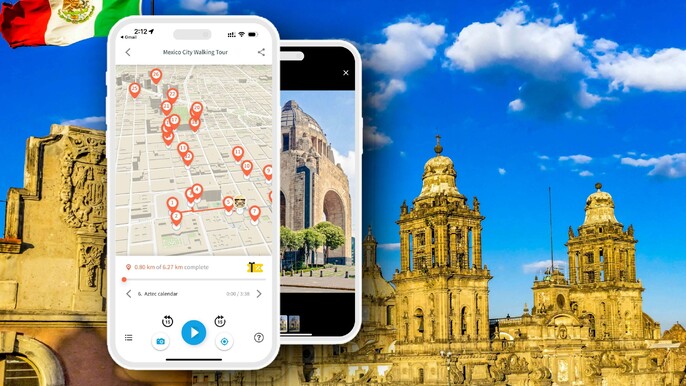 Walking Tour of Mexico City with Smartphone Audioguide