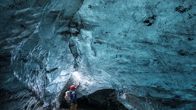 Crystal Ice Cave Tour