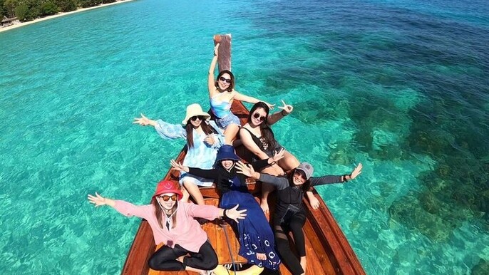 Trang Emerald Cave and Kradan Island by Longtail Boat Tour