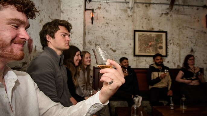 90min Intermediate Underground Whisky Tasting
