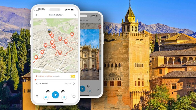 Granada Walking Tour with an Audio Guide on Your Smartphone