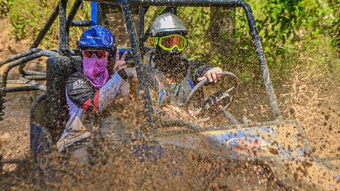 Half-day off-road buggy tour to the cenote and Macau beach