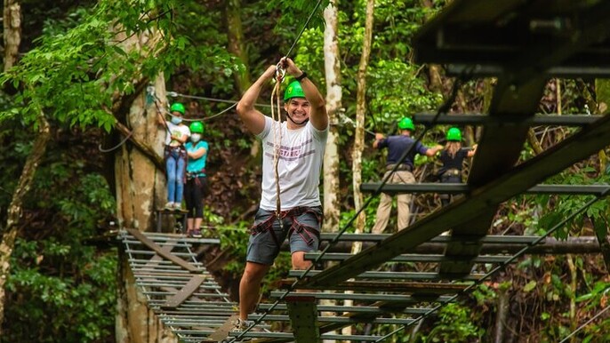 High Ropes and Aerial Tram in Jacó Half day Activity