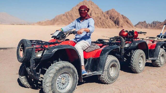 ATV Quad Bike Safari and Camel Ride with Transfer: Hurghada