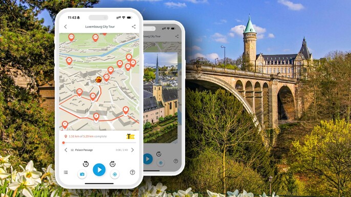Luxembourg City Walking Tour with Smartphone Audio Guide