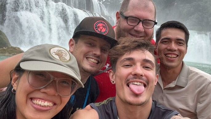 Exploring Ban Gioc Waterfall and Angel Mountain Tour