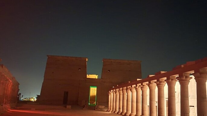 Philae Temple Illuminated: Exclusive Night Sound & Light Journey