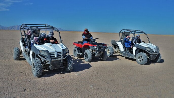 Hurghada: Family Desert Experience ATV, Buggy, & Jeep & transfer