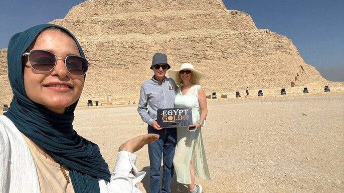 5 Hours Private Tour Sakkara Pyramid, Memphis City