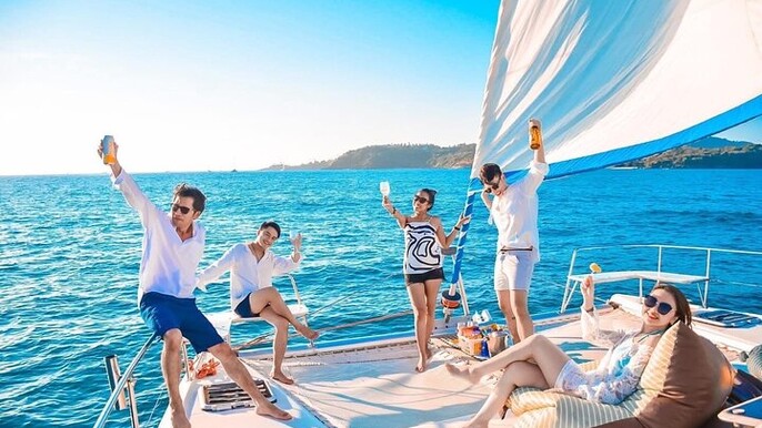 Catamaran Sunset Cruise in Phuket with Dinner at Promthep Cape