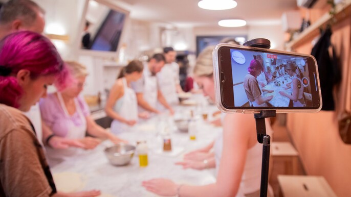 Pizza and Gelato Making class in Florence