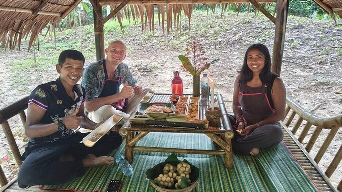 Bamboo Fire Cooking Survival Experience from Khao Sok
