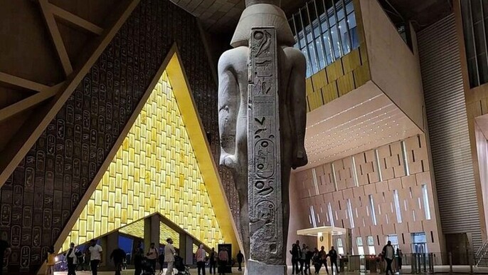 Cheap Half Day tour Grand Egyptian Museum and felucca