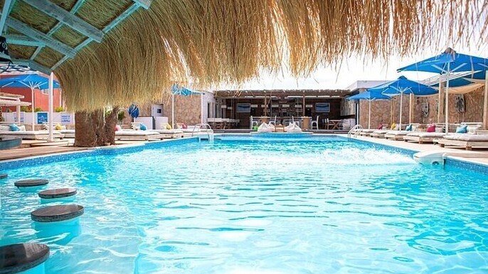 Spend a day at Blue Beach with Private Transfer - Hurghada