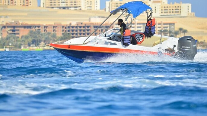 Private Speedboat Trip To Orange Island & Snorkeling :Hurghada