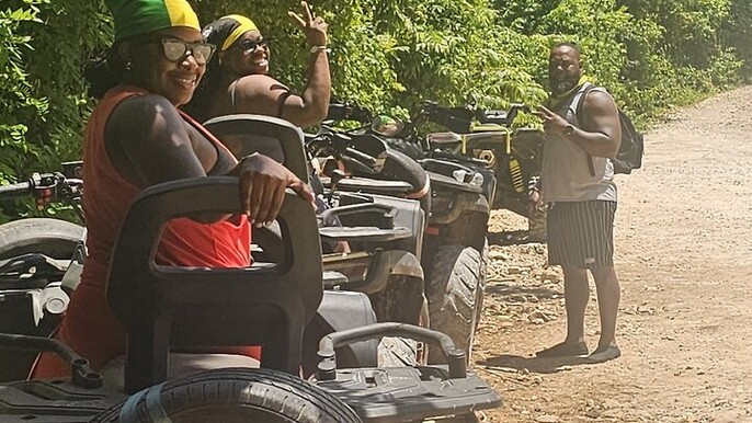 Island Vibes Ziplines and ATV with Lunch and Transportation