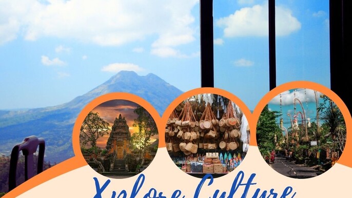 Group Tour to Penglipuran Village, Kintamani and Ubud Palace & Market