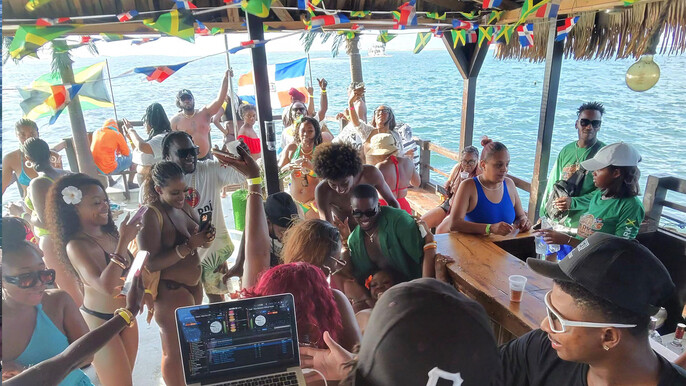 Jamaican Party Boat Noahs Ark Punta Cana with Open Bar All Inclusive Food And DJ