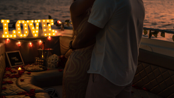 Romantic Date Night in the Bay of Cartagena