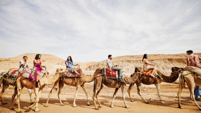 Sunrise in Agafay Desert from Marrakech with Quad Biking & Traditional Breakfast