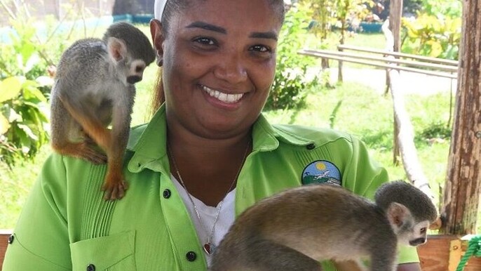 Monkey tour from Amber cove Y Taino bay Puerto Plata