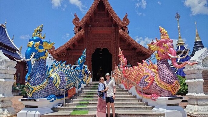 Chiang Mai Sticky Waterfall Dantewada and Banden Temple Tour