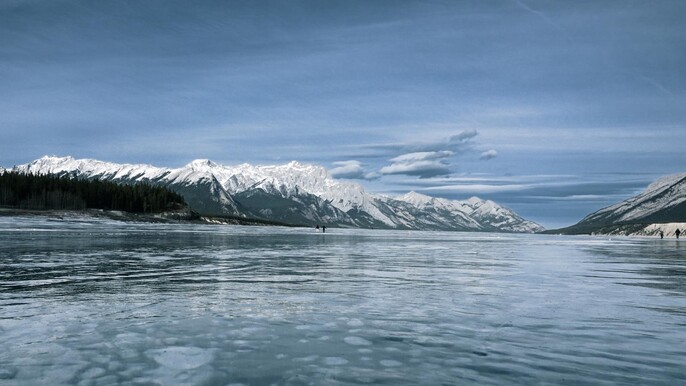 Icefields Parkway: Bow Lake & Crowfoot Glacier & Abraham Bubble Lake