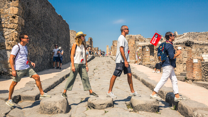 Tour of Pompeii & Mt. Vesuvius with Priority Access from Naples