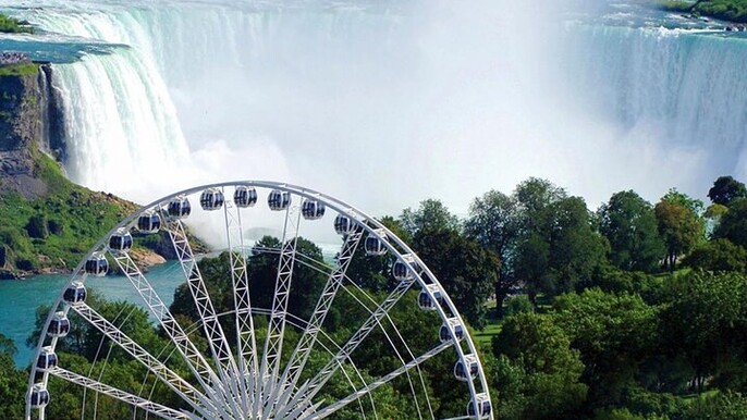 Niagara Falls Day and Evening Tour from Toronto With Niagara SkyWheel