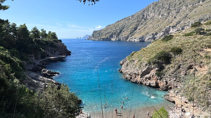 Private Bay of Ieranto Hiking Tour