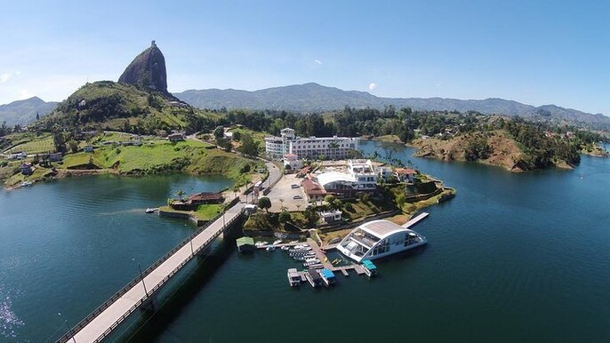 Guatape colorfull town