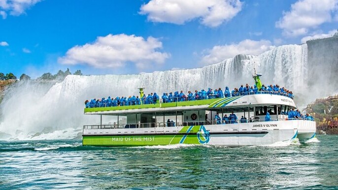 Best of Niagara Falls USA Tour with Boat, Cave, Observation &More