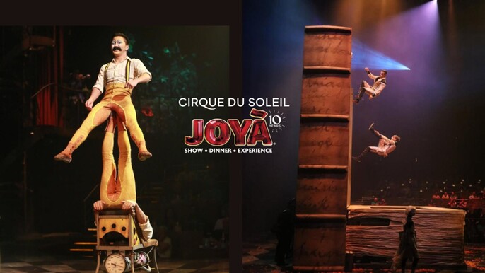 Cirque du Soleil JOYA, VIP show & Dinner Experience