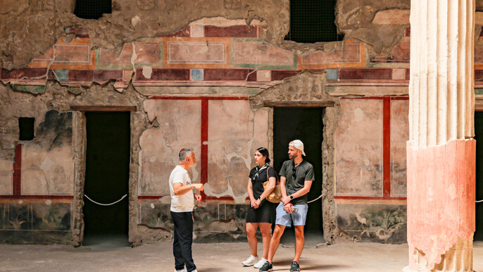 Private Tour of Pompeii & Herculaneum with Priority Access from Sorrento