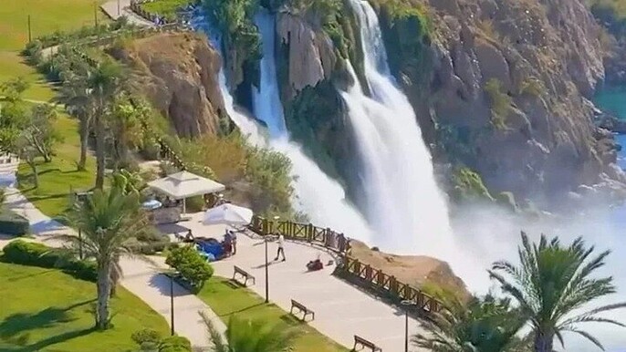 Antalya City Tour with Boat Tour and Waterfalls From Antalya
