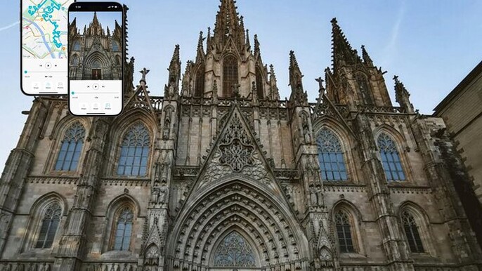 Barcelona Gothic Quarter Self Guided Walking Tour with Mobile App